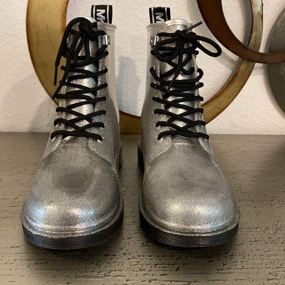 MICHAEL Michael KORS Tavie Logo Tape and Glitter Rain … - Picture 6 of 11